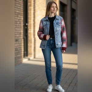 Scripted Embellished Jacket Size XS